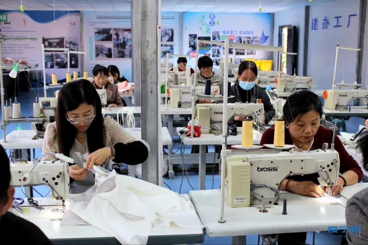 寧縣 群眾就近就業忙致富 產品遠銷海外趕訂單